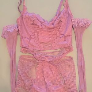 Savage x Fenty Floral Glow Lingerie Set